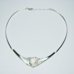 Charisma Small Silver Flower Necklace