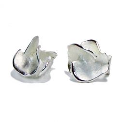 Charisma Small Silver Flower Earrings