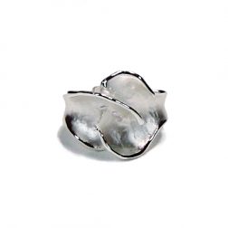 Charisma Small Silver Flower Ring