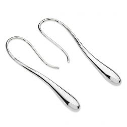 Lucy Q Solid Drip Earrings – Silver