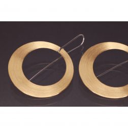 Lindenau Gold Vermeil Sun Disk Earrings