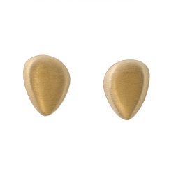 Tezer Gold Vermeil Pebble Stud Earring