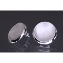Lindenau Silver Dish Earrings