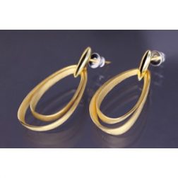 Lindenau Gold Plated Triple Teardrop Earrings