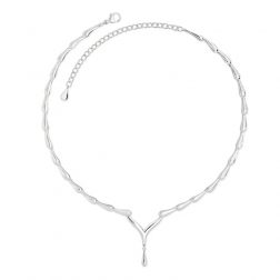 Lucy Q Wishbone Drip Necklace