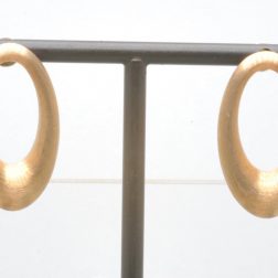 Lindenau S1445E Rose Gold Vermeil Oval Earrings